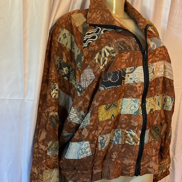 🤎🧡VINTAGE Nativewear designs  Jacket  bomber , Reversible two-view jacket, (M)🤎🧡 - Picture 16 of 17